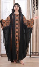 Abaya Tatreez Bisht Embroidery Palestine Long Nice Thobe Dress Special Occasion