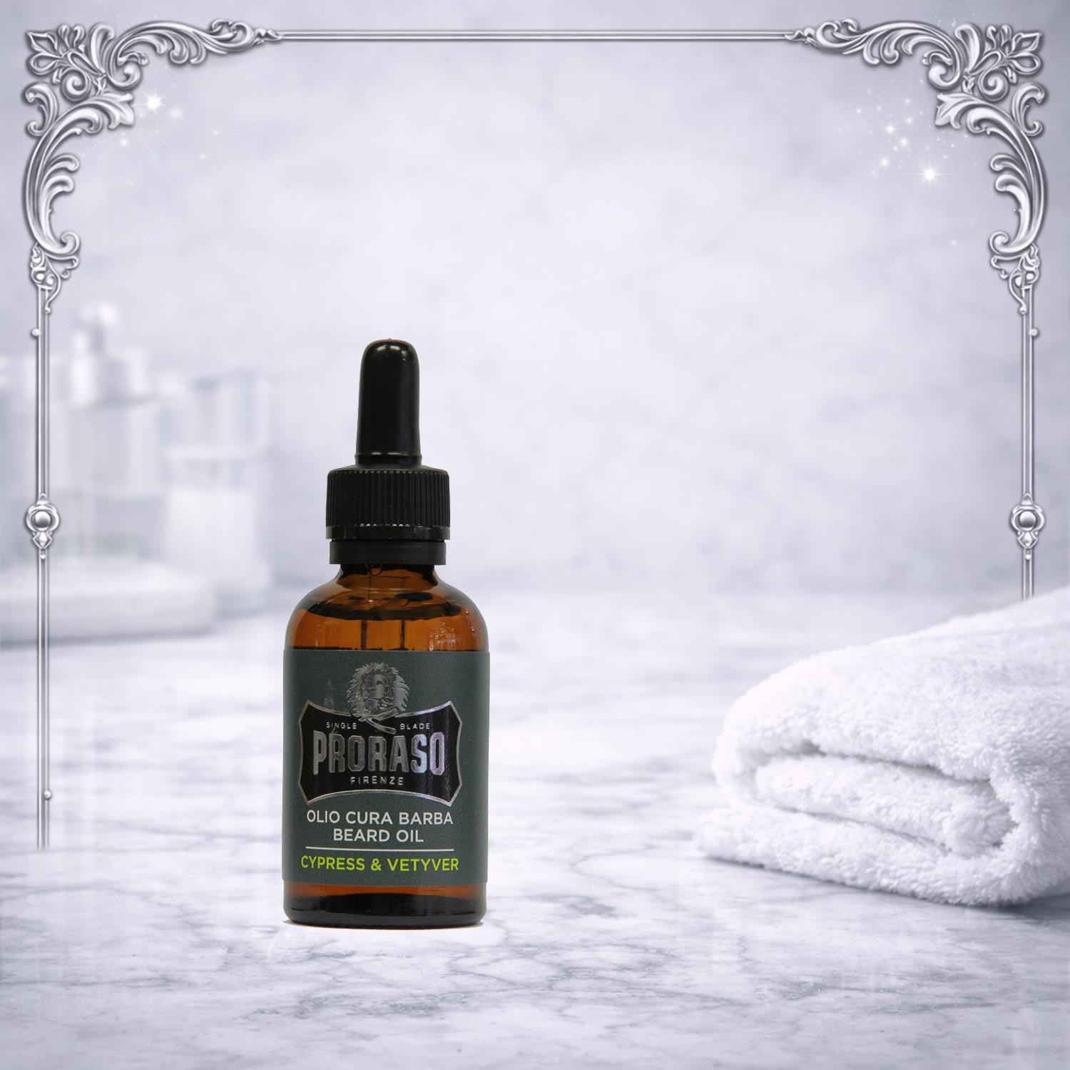 Beard Oil 30ml also for moustache by Proraso 'Cypress & Vetyver'