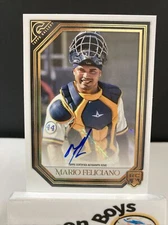 2021 Topps Gallery Mario Feliciano #RA-MF Milwaukee Brewers rookie RC auto