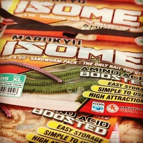 MARUKYU POWER ISOME Künstliche Sandwürmer Amino Boosted Größe Large 11 cm 15 Stück - Bild 4 von 14
