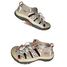 Keen Newport H2 Sport Sandals Kids Size 12 Gray Beach Ball Washable Unisex 30 EU