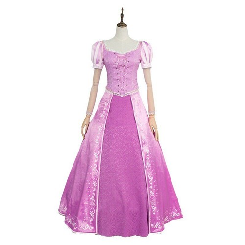 Vestido Princesa Rapunzel Enredado Adulto Mujer Halloween Juegos con disfraces Disfraz Vestido Vestido - Imagen 2 de 17
