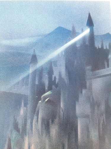 Ronnie Leckie Poster Print Fantasy Valley Waterfall Castle West Germany W. Remme - Picture 6 of 10