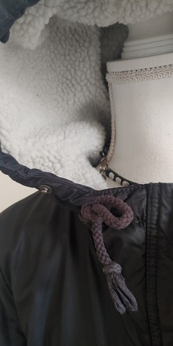 Jacke gefüttert beschichtet - 44 - Parka - H&M - verstellbar - Bild 5 von 11