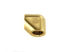 Bitspower True Brass 90-Degree With Dual Inner G1/4" Extender