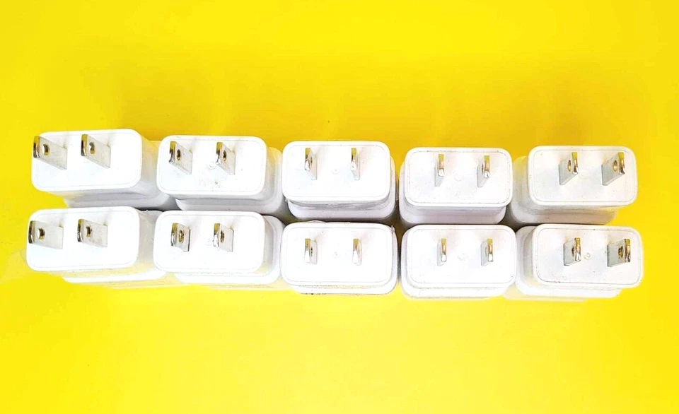LOT 10x 100% GENUINE SAMSUNG WALL PLUG FAST CHARGER AC POWER ADAPTER 9.0V 5.0V - Image 4 of 4