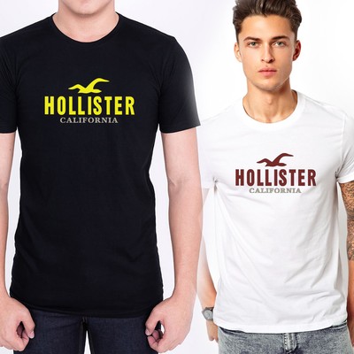 hollister white t shirt mens