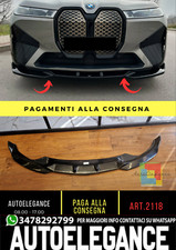 🔥 2118 Splitter Geeignet Für BMW Ix I20 2021 + Msport Schwarz Glänzend 🔥