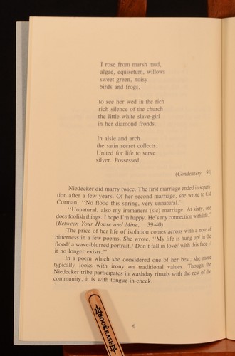 1992 Lorine Niedecker Solitary Plover Phyllis Walsh Very Scarce First Edition - Picture 5 of 5