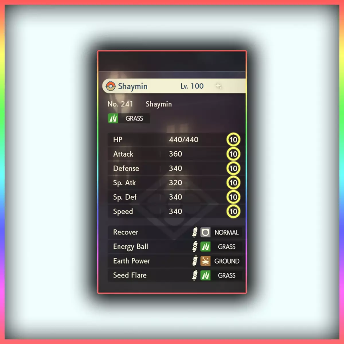 ✨ Shiny Shaymin / Best Stats ✨ Pokemon Legends: Arceus 🚀Fast Pokémon  Trade🚀