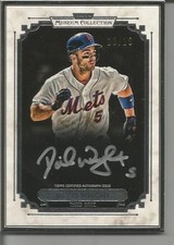 2014 TOPPS MUSEUM COLLECTION DAVID WRIGHT FRAMED AUTOGRAPH #d 10/10! NY METS!!
