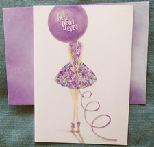 "Best Year Ever", 1 Leanin Tree Birthday Greeting Card, New With 1 Envelope