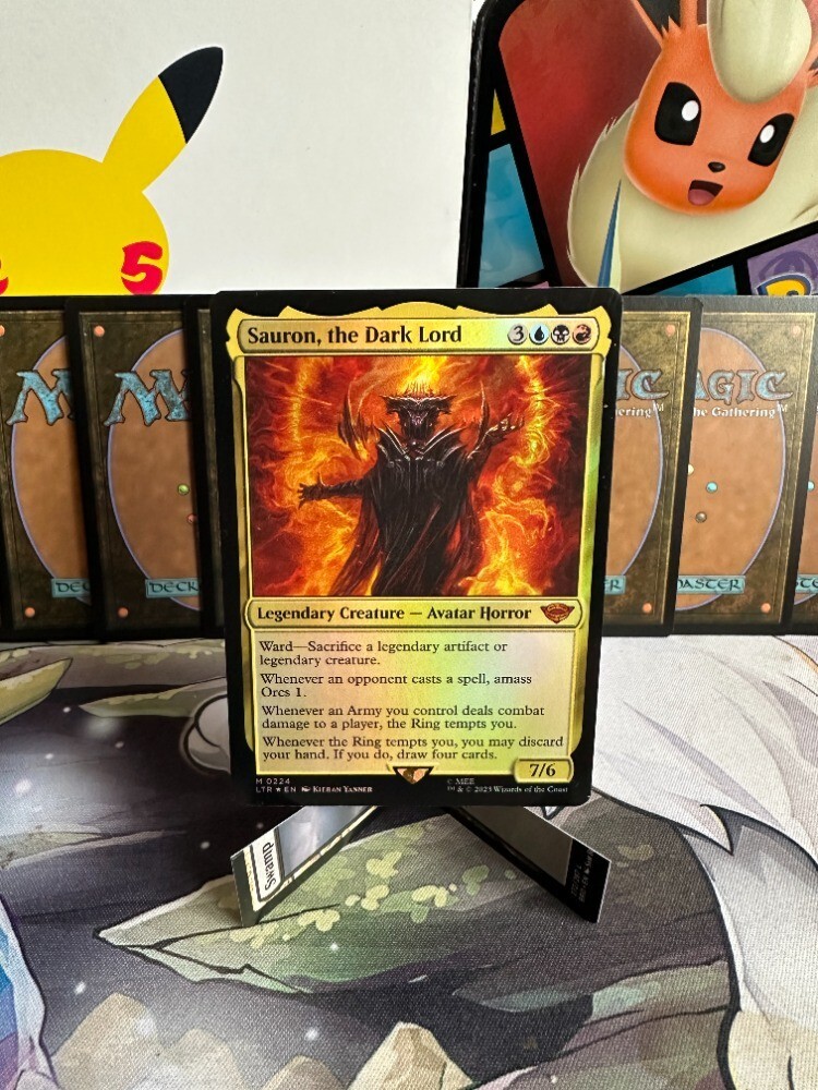 Sauron, The Dark Lord - Foil - M 0224 NM Magic the Gathering: Lord Of The Rings