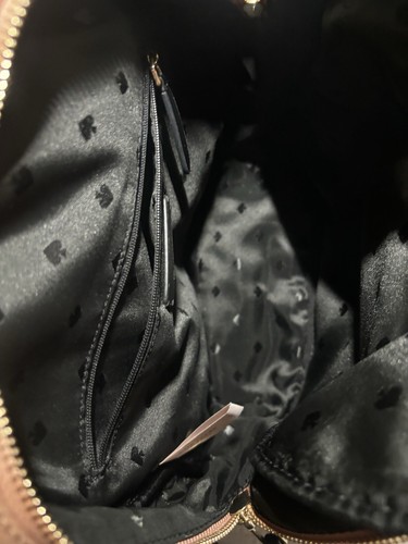 Kate Spade Medium Backpack Dusty Pink with Black Strap - Picture 10 of 21