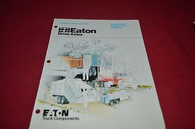 Eaton D440-P Drive Axles Dealer's Brochure YABE10 