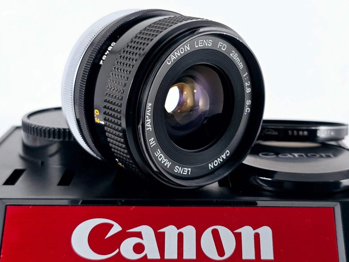 🌸[Near MINT] Canon FD 28mm F2.8 s.c. sc Wide Angle MF Lens
