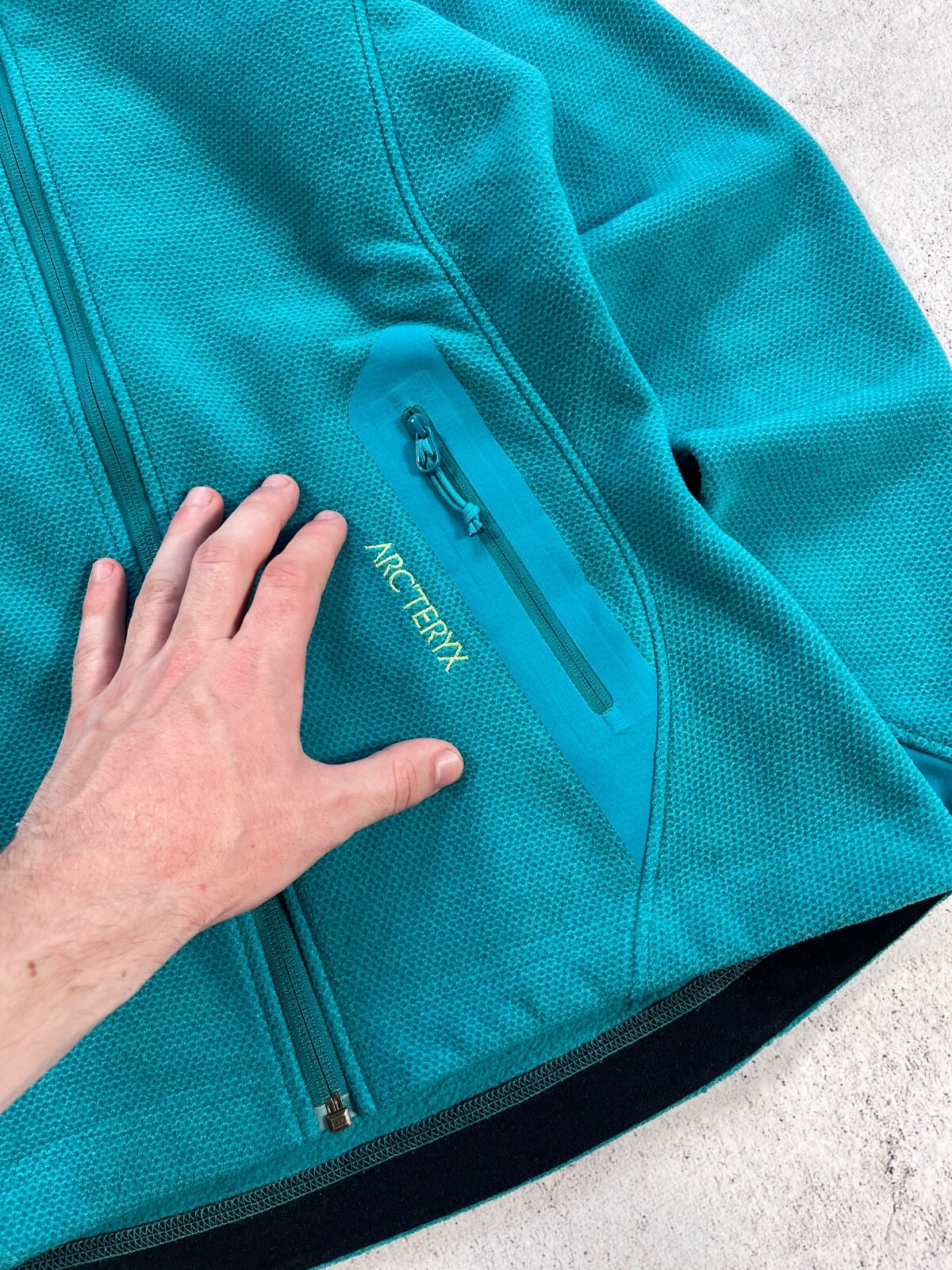 ARC'TERYX Arcteryx Giacca Pile Donna Full Zip Maglia Shell Polartec Taglia S