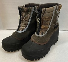 Itasca Youth size 2 Camouflage Rubber boot removable liners snow mud hunting