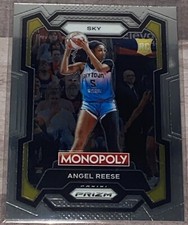 Angel Reese 2024 WNBA Prizm Monopoly Rookie Card Chicago Sky Nm/m