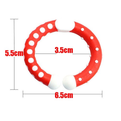 Rainbow Teething Ring Links Plastic Baby Kids Infant Stroller Play Mat Toys Gift - Photo 5/13