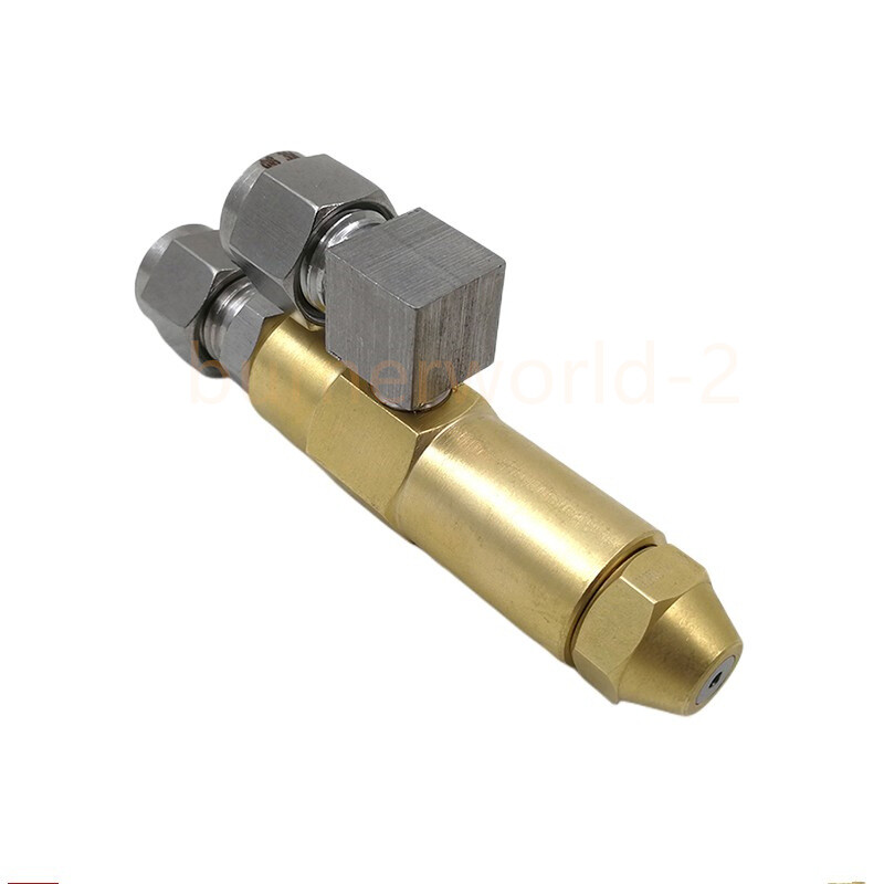 Fuel Gas Siphon Air Atomizing Brass Burner Nozzle Waste Oil Burner Spray Nozzle-image