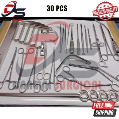 DAAMNI SURGICAL Tonsillectomy and Adenoidectomy 30 pcs kit Surgical Instruments Set