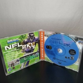 NFL 2K (Sega Dreamcast, 1999)  Complete in Box, Tested, EUC
