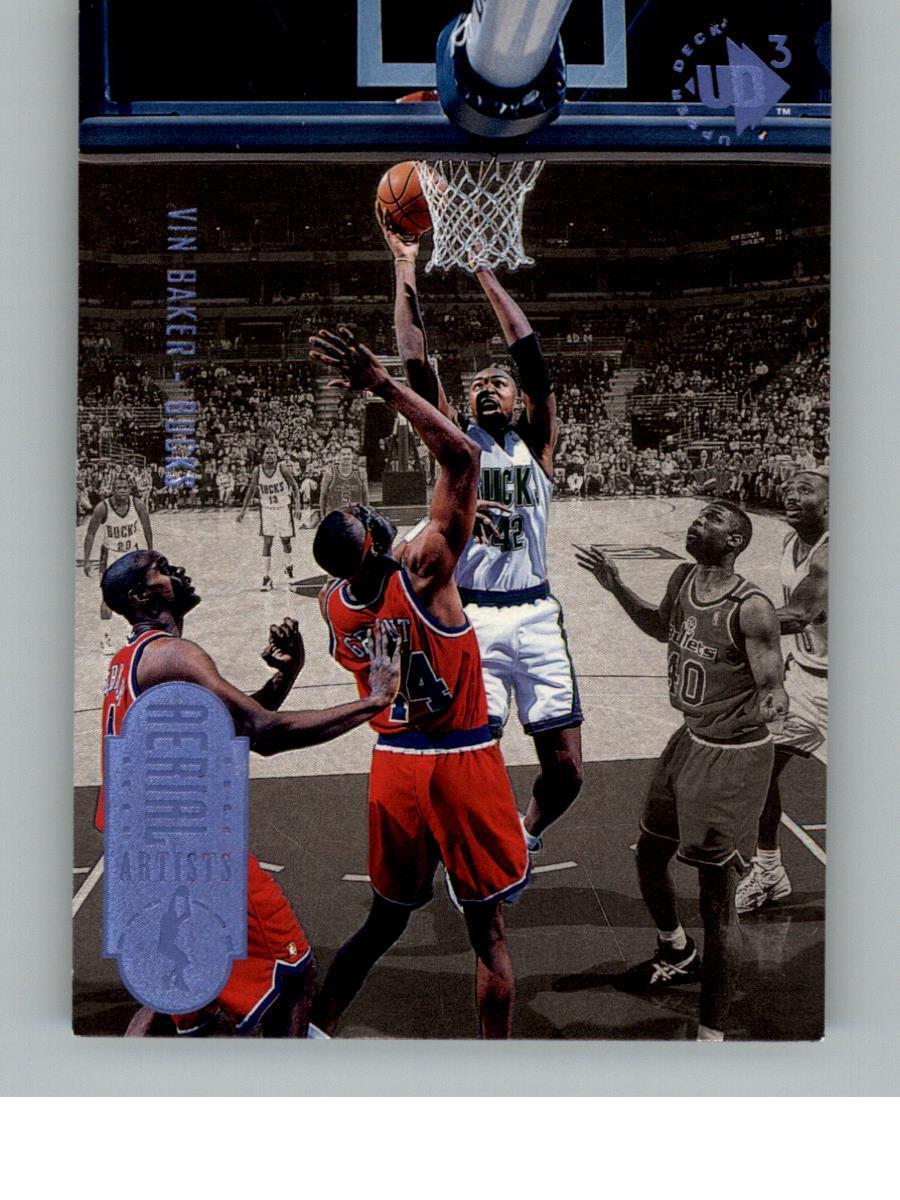 1996-97 Upper Deck UD3 Vin Baker 52 Milwaukee Bucks