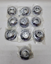 Barnett 5609 Steel Shower Rod Flange Chrome Plated Pair Lot of 10 