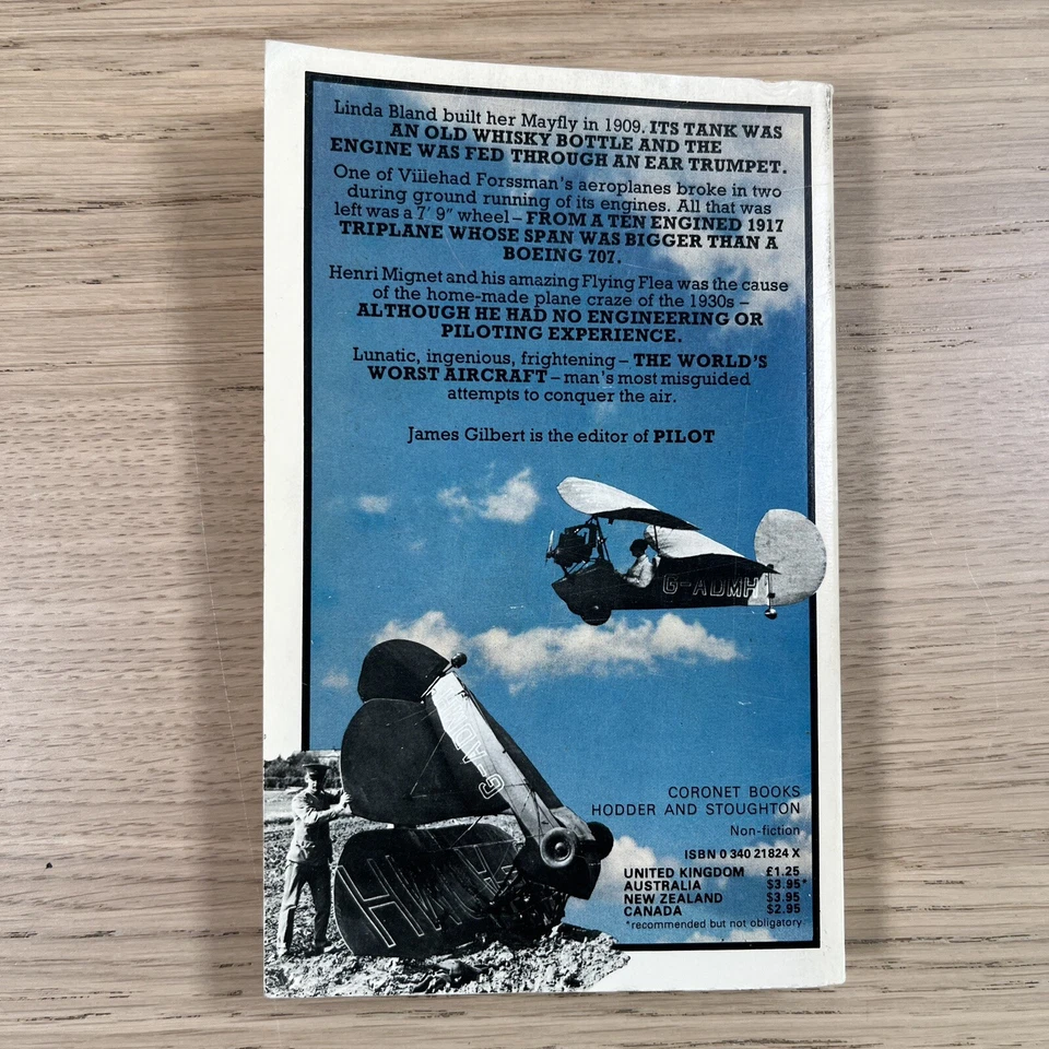 World's Worst Aircraft 1978 Coronet First 1st Ed Illustrated PB James Gilbert - Image 3 of 4