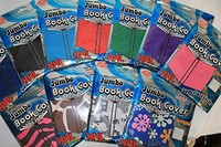 It's Academic Xxl Jumbo Super Stretchy Book Cover 4 Solid 1 Print (pack Of 5), N It's Academic Xxl Jumbo Super Stretchy Book Cover 4 Solid 1 Print (pack Of 5), N