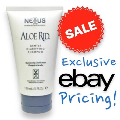 Nexxus Aloe Rid Clarifying Shampoo 5 oz - #1 Proven to Pass Hair Follicle Test