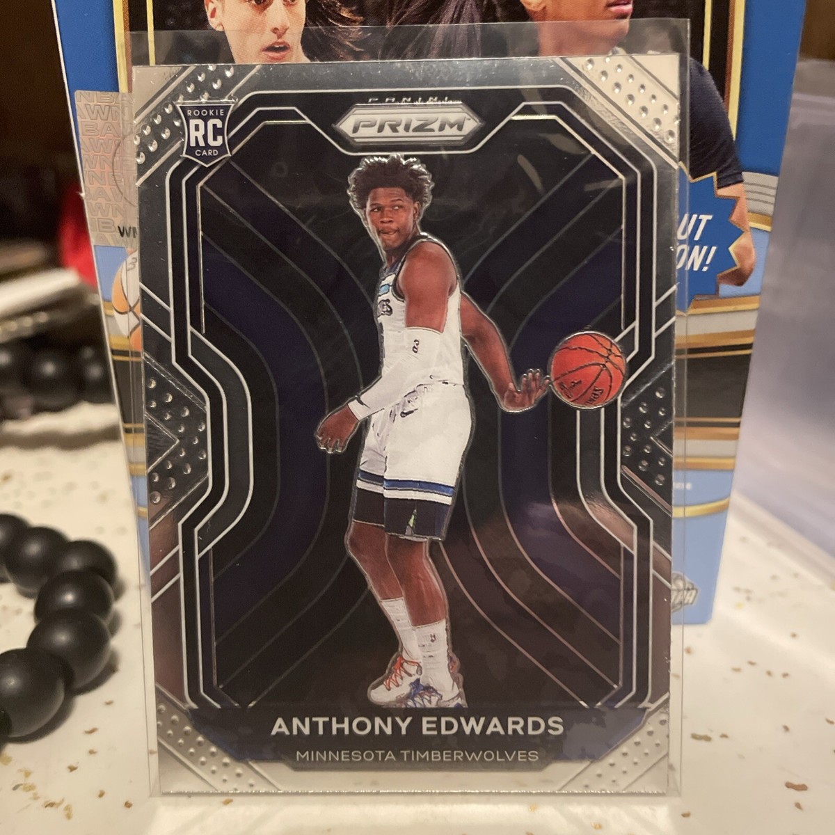 2020-21 Panini Prizm ANTHONY EDWARDS Base ROOKIE CARD No. 258 T 