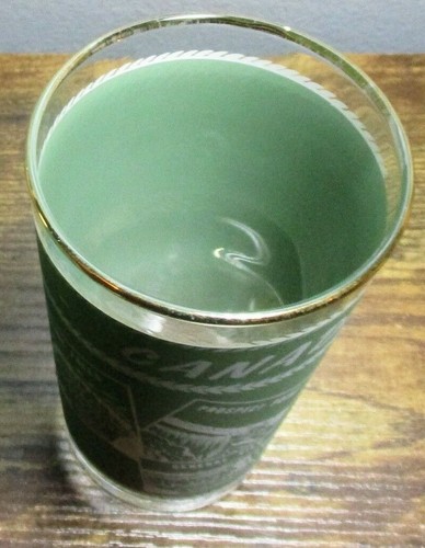 3er Set Vintage Niagara Falls, Kanada 10 Unzen Souvenir GLASBECHER, Goldrand - Bild 4 von 4