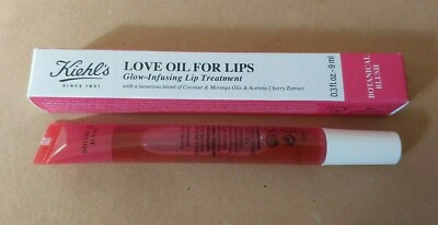 Kiehl's Love Oil For Lips Glow-Infusing Lip Treatment Botanical Blush 0.3 oz 9ml