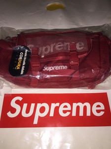 supreme waist bag ss20 red
