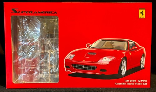 FUJIMI 1/24 Ferrari Super America Pre-Owned, Unassembled Plastic Model Kit