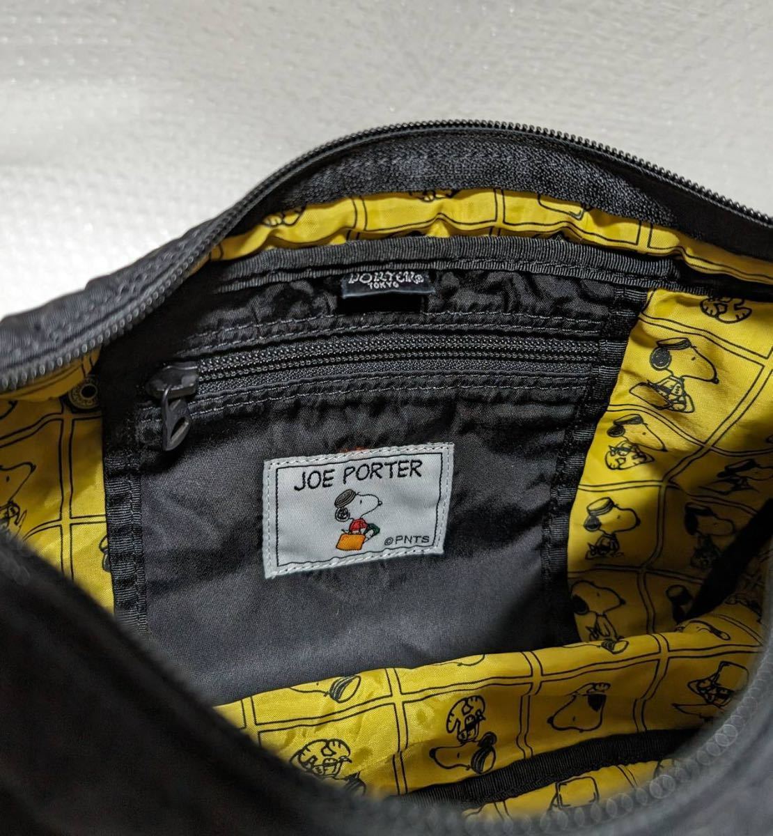 PORTER Yoshida & Co. Snoopy Peanuts Porter Shoulder Bag PORTER Yoshida & Co. Snoopy Peanuts Porter Shoulder Bag