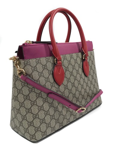 GUCCI 409534 GG Supreme Multicolor Small Tote with Shoulder Strap - Picture 2 of 12