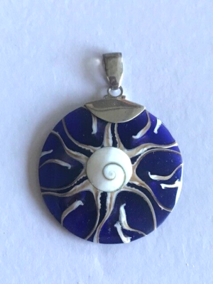 Pendentif œil De Sainte Lucie En Argent 925/1000 Poinçonné - Neuf Avec étiquettes