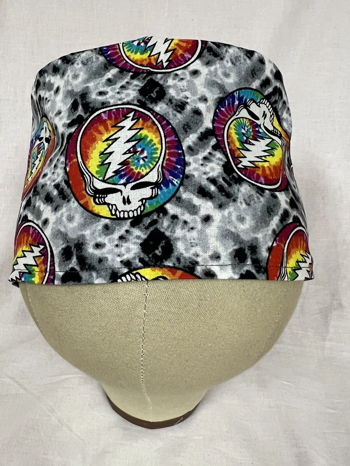 Men/Women Surgical Scrub Cap Lined Skeletons Very Cool Cap Cotton - Image 2 of 3