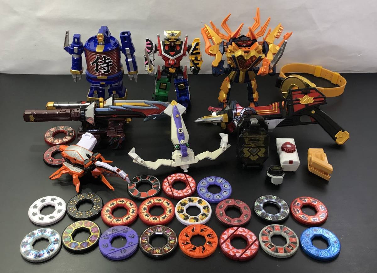 ばんどう　SHIRAHAMATOY クモン　セット BANDAI Power Rangers Samurai Sentai Shinkenger DX Shinken Oh