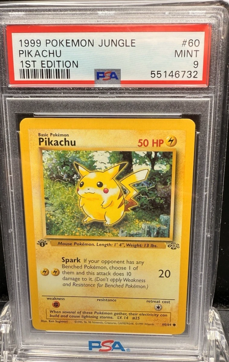 皮卡丘口袋妖怪TCG 9 级丛林个人收藏卡牌游戏卡| eBay