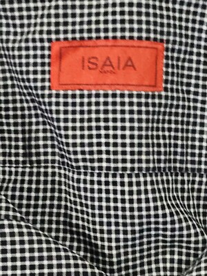 ISAIA Napoli Hemd Gr. L mit Stoffknöpfen