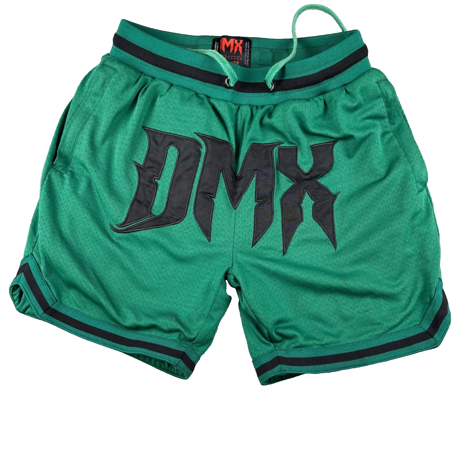 DMX x Shoe Palace 2021 pantaloncino basket maglia uomo verde medio esodo 1:7