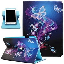 Universal 8 Inch Tablet Case, Universal 7 Inch Tablet Case, 02 Shiny Butterfly