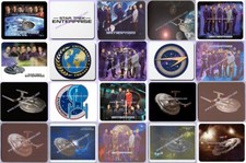 STAR TREK: Enterprise MOUSEPAD - Your CHOICE of TWENTY Different MINT Mousepads!