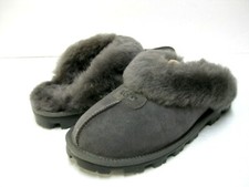 UGG COQUETTE WOMEN SLIPPERS SUEDE GREY US 6 /UK 4 /EU 37 /JP 23