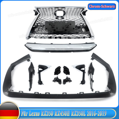 Vorne Kühlergrill Mit F-Sport Für 2016-2019 Lexus RX350 RX450H Waben Sport Grill