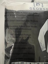 George Men's Classic Fit Stretch Collar Long Sleeve Dress Shirt Size Medium NWT